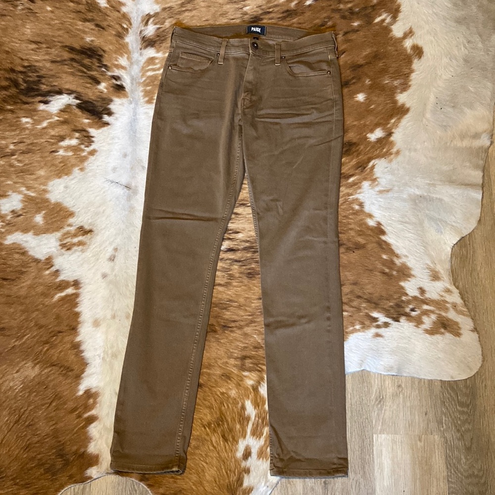 MENS PAIGE TAN JEANS